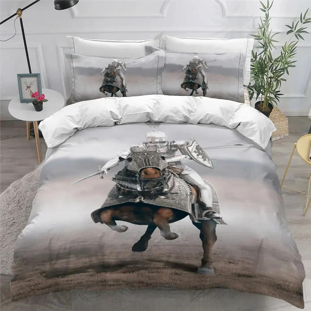 Comforter 3D Print Holy Knights Bedding Set Boys Girls Twin Queen King Size Bed Boys Adult Home Textileextile