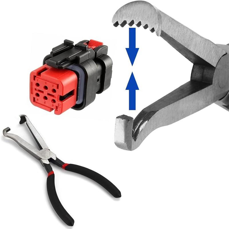 Automotive Line Breaker Plier Multi-purpose Pliers Wire Cutting Plier Electrical Disconnect Plier Car Motorcycle Repair Tool