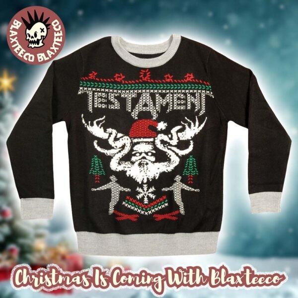 Testament Knitted Holiday Ugly Christmas Sweater Unisex T-Shirt XXL