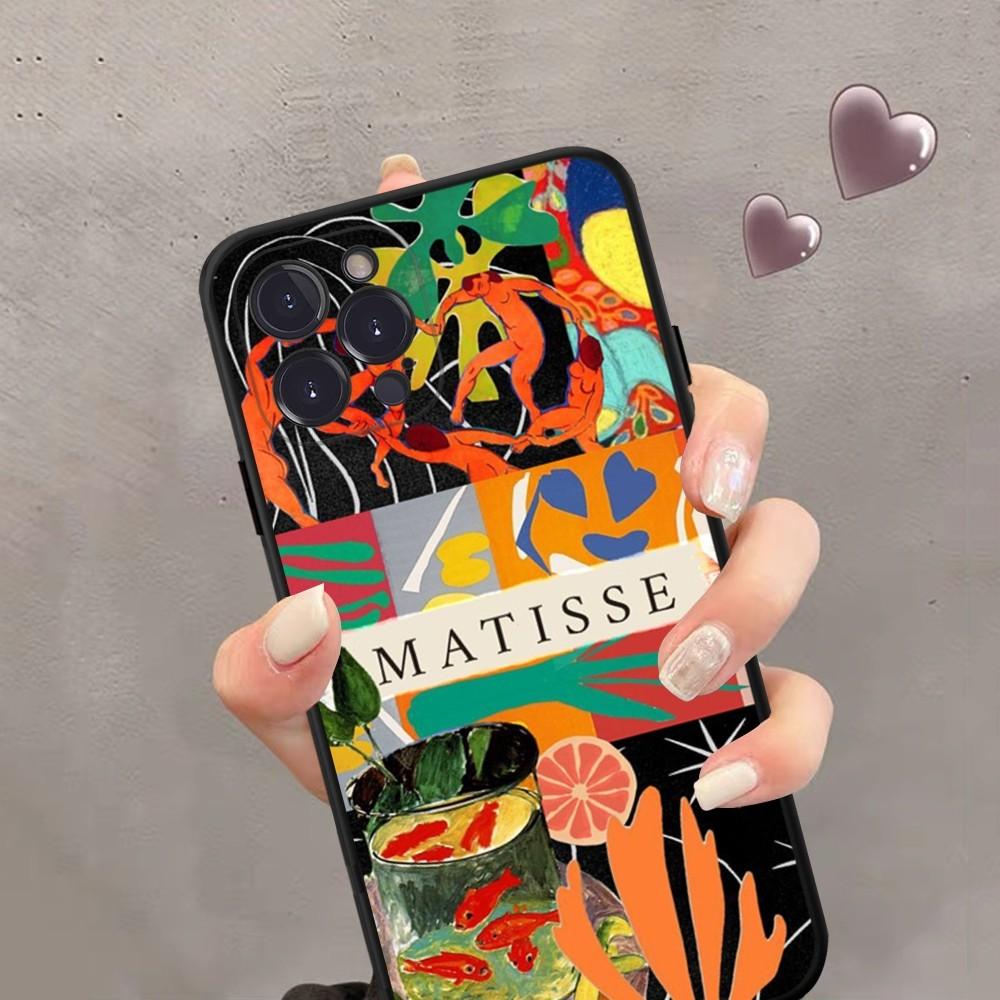 Henri Matisse Painting Art Phone Case Silicone Soft For iphone 15 14 13 12 11 Pro Mini XS MAX 8 7 6 Plus X 2020 XR Shell