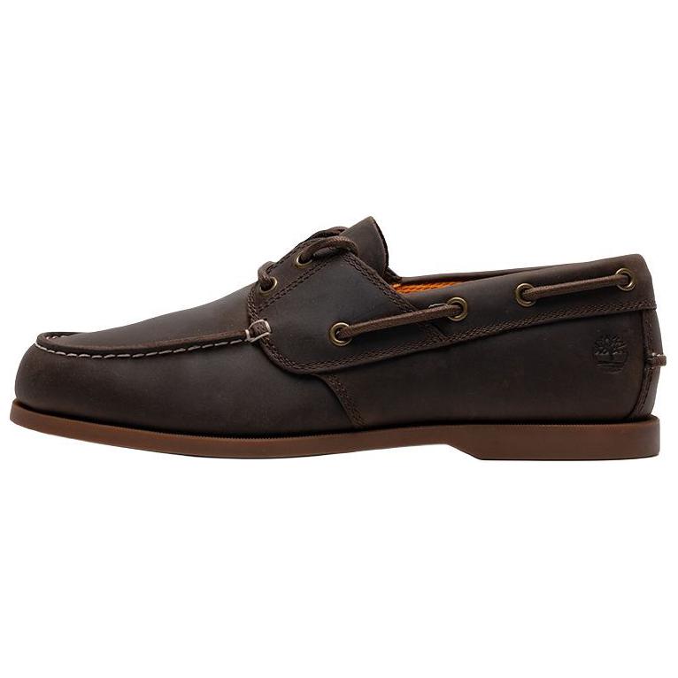 

Timberland Cedar Bay Top Grain Leather Simple Comfortable Loafers Men Loafers Dark-Brown A29YG931 40