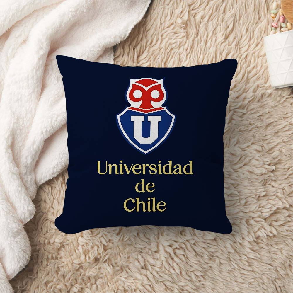 Chile U-University Logo Cushion Cover Inches Farmhouse Decor Home Throw Pillow Covers For Couch Decorations