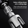 PVC Pipe Threading Tool Electric Pipe Threader External Internal 1/2 & 3/4 Dies Cutter for Home Repair Water Tube Hose Wood