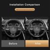 gzbf5 Carbon Fiber Pattern Car Steering Wheel Cover For Mitsubishi Outlander Pajero Asx Colt Lancer Evolution X L200 Triton RALLIART
