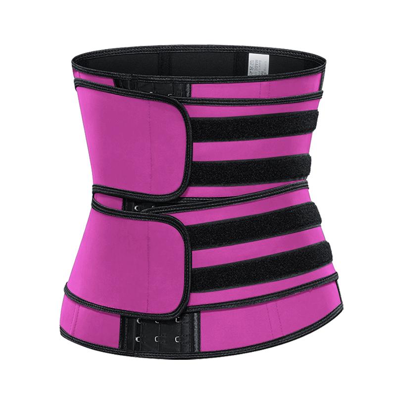 OEM Women's Colombian Fajas Girdles Sauna Sweat Waist Trimmer Tummy Belt Effective Weight Loss Trainer