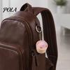 3D Printed Steamed Bun Clicker Keychain, Stress Relief Push Button Fidget Toy, Finger Clicker Keyring Pendant Backpack Handbag Charm