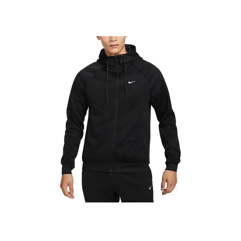 Nike Therma-Fit Hooded Zip Long Sleeve Jacket Men jackets Black FZ1108010