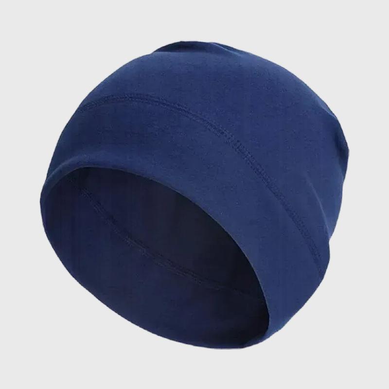 

Cycling cap, autumn and winter helmet, inner cap, cold proof and warm outdoor sports headgear, fleece cap, skiing cap синій