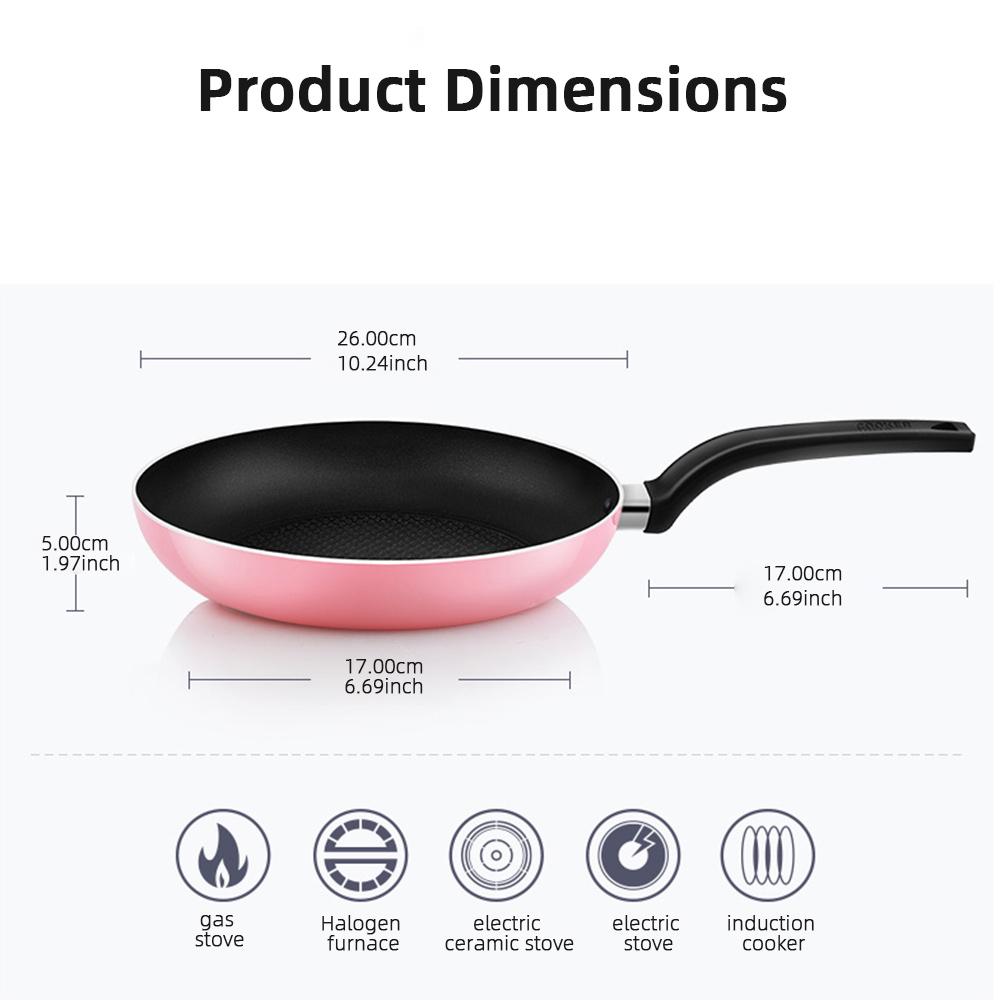 COOKER KING Non-stick Frying Pan, Griddle, Pancake Pan, Steak Pan, with No Smoke from Electric Stove, Gas Stove, Universal Use