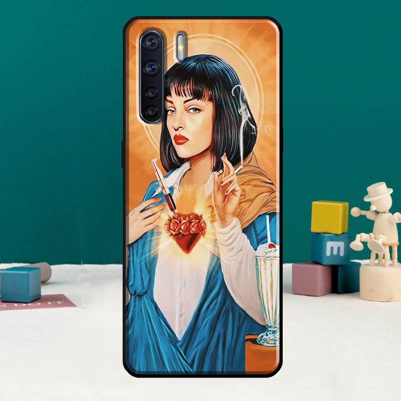 Pulp Fiction Phone Case For Oppo A15 A74 A94 A54 A18 A38 A58 A78 A98 A40 A60 A80 A16 A76 A96 A57S A17 A77