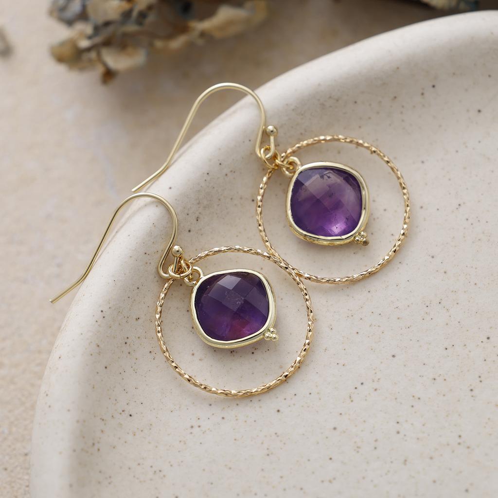 Luxury directly from the manufacturer, amethyst earrings