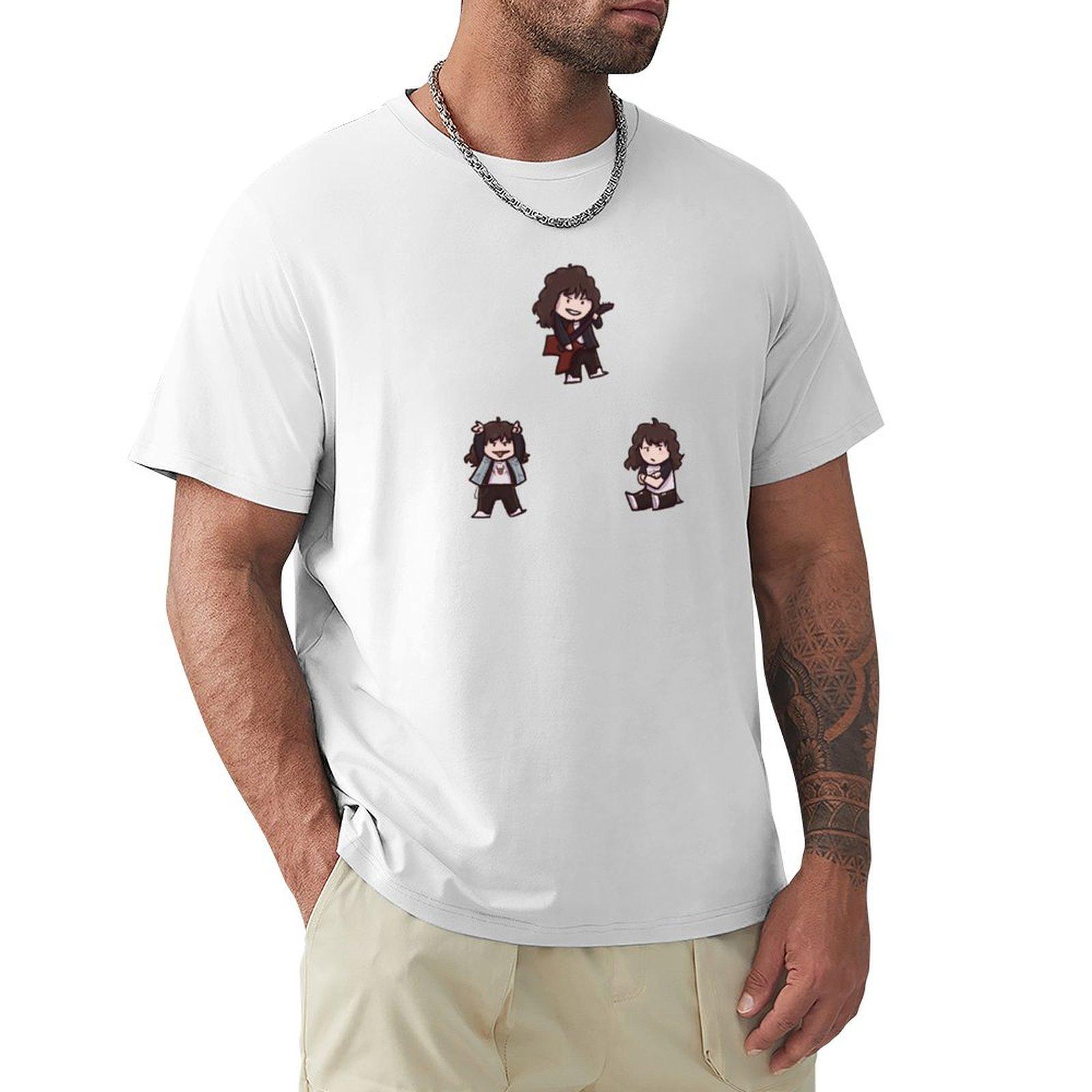 Eddie Munson Sticker Pack Tshirt Trend Art Print Tshirt S