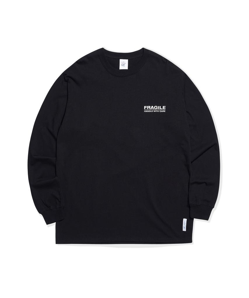CAPITAL RADIO TUNES Fragile Logo Long Sleeve Black