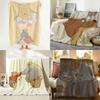 Film E Ernest C Celestine Wurfdecke Flanellwurfdecke Geeignet für Sofa, Wohnzimmer, Schlafzimmer