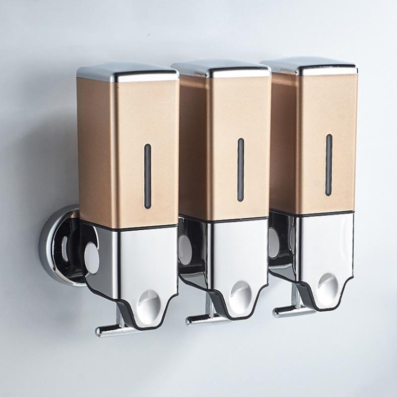 

Квадратный дозатор мыла, дозатор геля для душа, настенное крепление, дозатор жидкости для шампуня, бытовые аксессуары для ванной комнаты, кухня