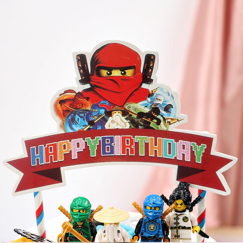 NINJAGO Phantom Ninja Cake Topper for Kids' Birthday Party