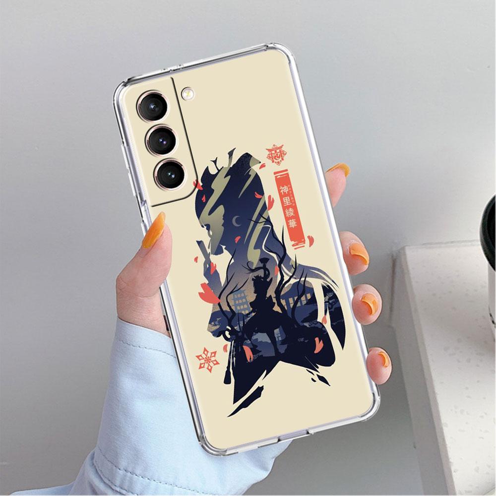 

Аниме Genshin Impact милый прозрачный чехол для Samsung Galaxy S22 S20 FE S21 S10 S9 Plus Note 20 Ultra 10 Lite прозрачный чехол для телефона Samsung S20 FE 5G