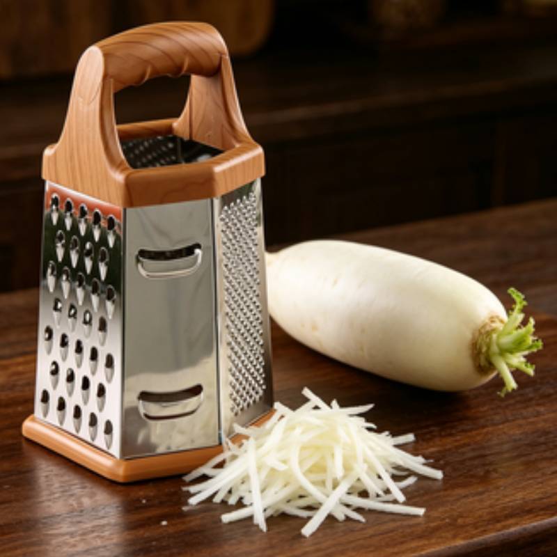 Modern Minimalist Multifunction Vegetable Grater With Six Sides For Kitchen Prep