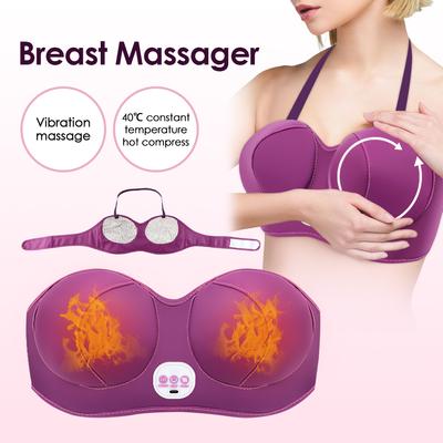 Massageador elétrico de seios Bomba de aumento de seios Massagem Levantamento de seios UP Drenagem linfática Massageador Sutiã Ampliar Carregamento USB
