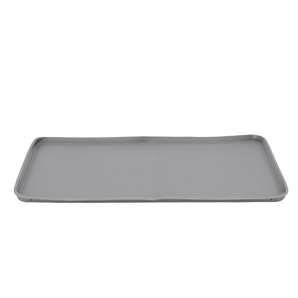 Light Gray Coffee Bar Mat Waterproof Non-Slip Bar Mat Coffee Maker Mat Under Espresso Machine