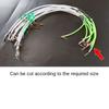 New 0.8/1/1.5/2mm Luminous Fishing Hose Silicone Hook Line Glow Anti Rig Tube Green Fishing Night Luminous Tube Deep Sea Fishing