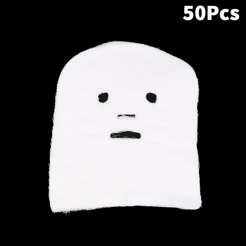 50/100Pcs Pure Cotton Soft Beauty Salon Apply Soft Mask Beauty Gauze Block Disposable Mask Special Face Skin Care Management