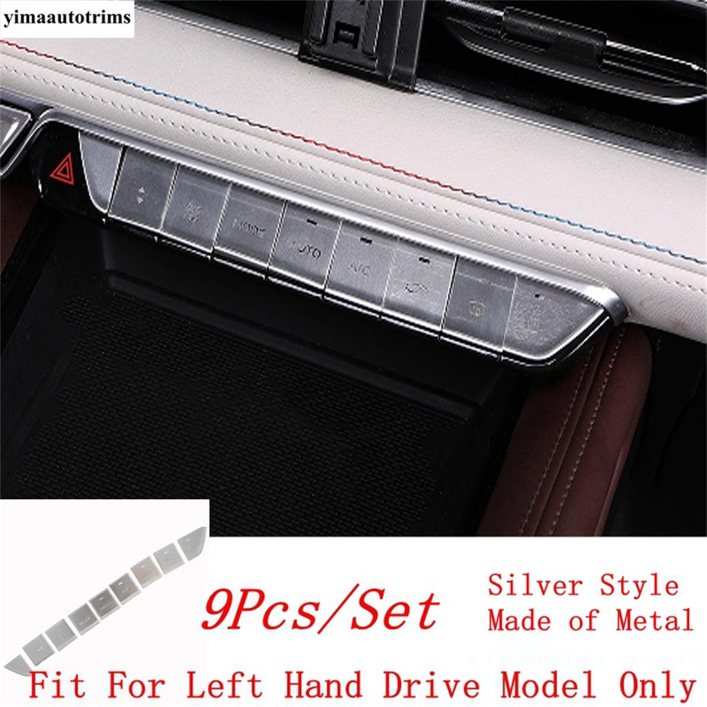 

Central Control Air AC Conditioning Auto Mode Switch Button Sequ Cover Trim Accessories For Renault Grand Koleos 2024 2025 Silver Style