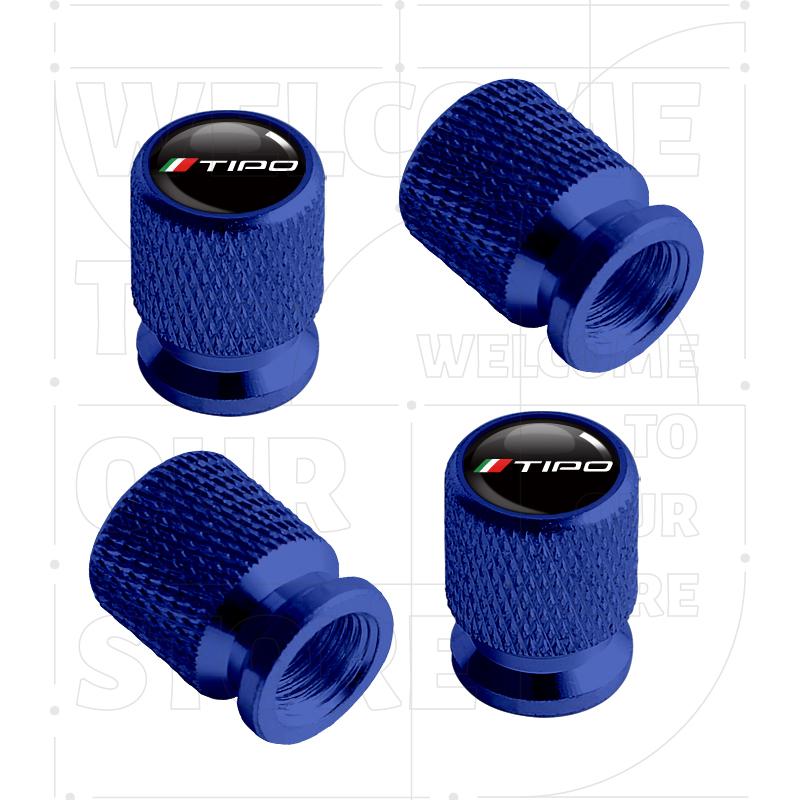 Für Panda Punto Tipo Italienische Flagge Abarth LOGO 4 Stück Auto Rad Reifen Ventil Aluminium Kappen Reifenventil Kappen Luftstaub Wasserdicht