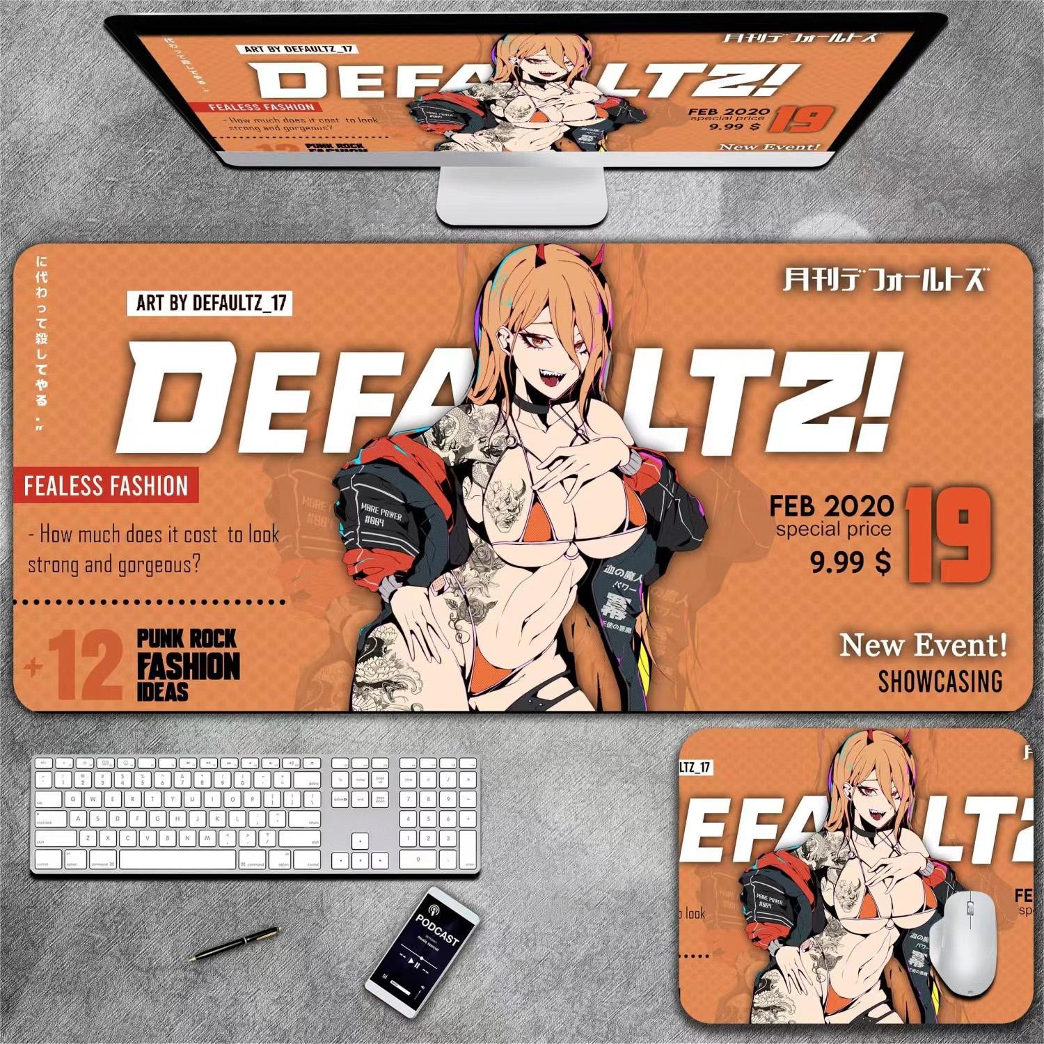 

Коврик для клавиатуры и мыши в стиле аниме для девочек, подходящий для киберспорта, офиса и настольного использования.