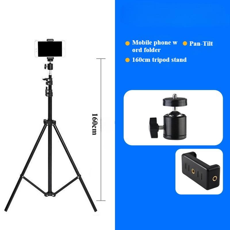 160cm 120cm Mobile Phone Live Support Photo Tripod Multi functional Video Recording Selfie Landing Tripod Stand