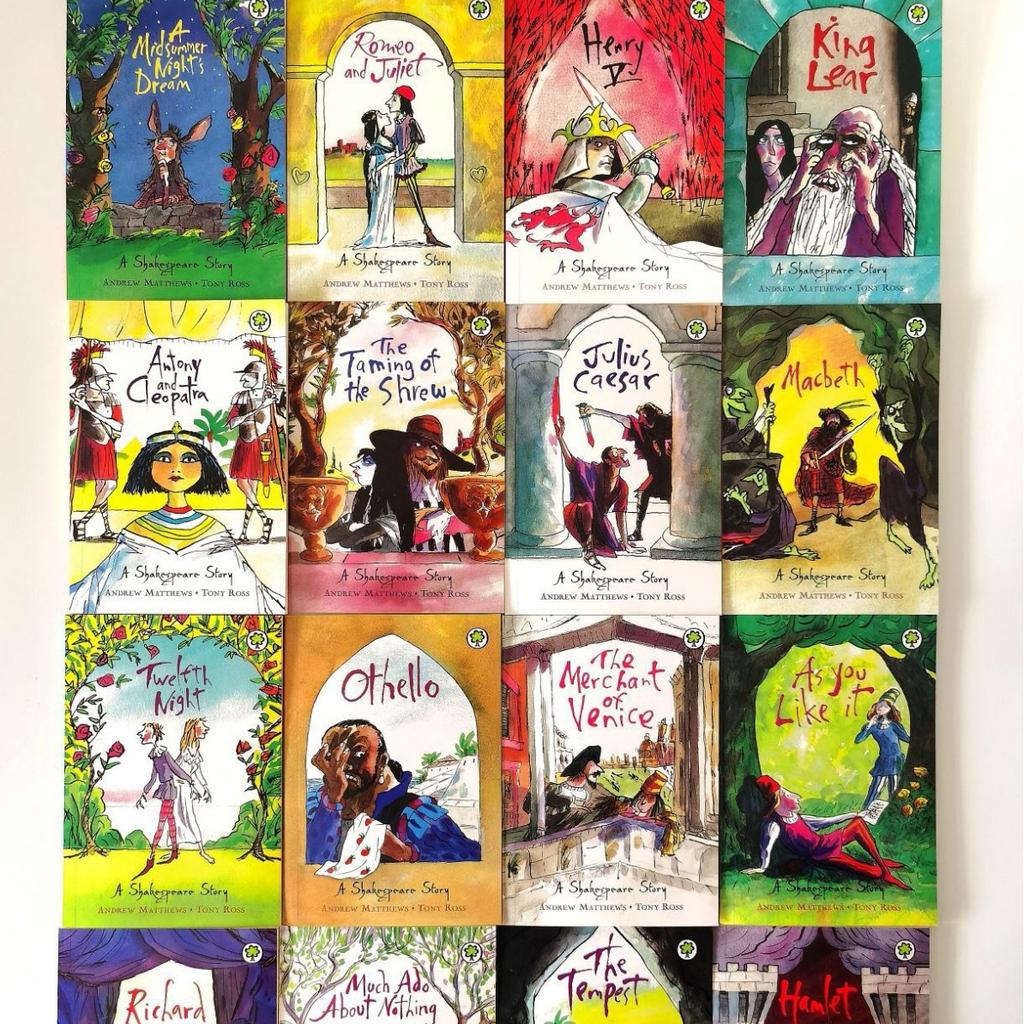 English The Shakespeare Childrens Stories Shakespeare 16-volume Set