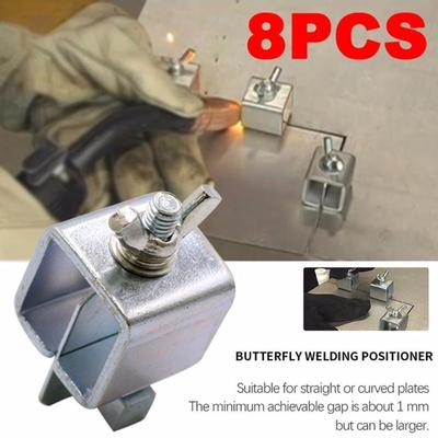 8 Stück Magnetische Schweißklemmen Jig Halter Schweißvorrichtung Einstellbarer Magnet Schweißer Handwerkzeuge Metallbearbeitungswerkzeuge