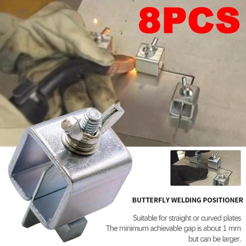 8pcs Magnetic Welding Clamps Jig Holder Welding Fixture Adjustable Magnet Welder Hand Tools Metal Working Tools