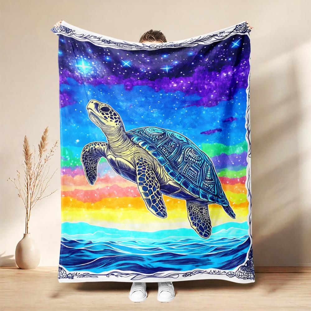 Global Choice Tropical Toucan Custom Print Blanket Teal Jungle Floral Designer Blanket for Bedroom Sofa Home Decor Gift Use