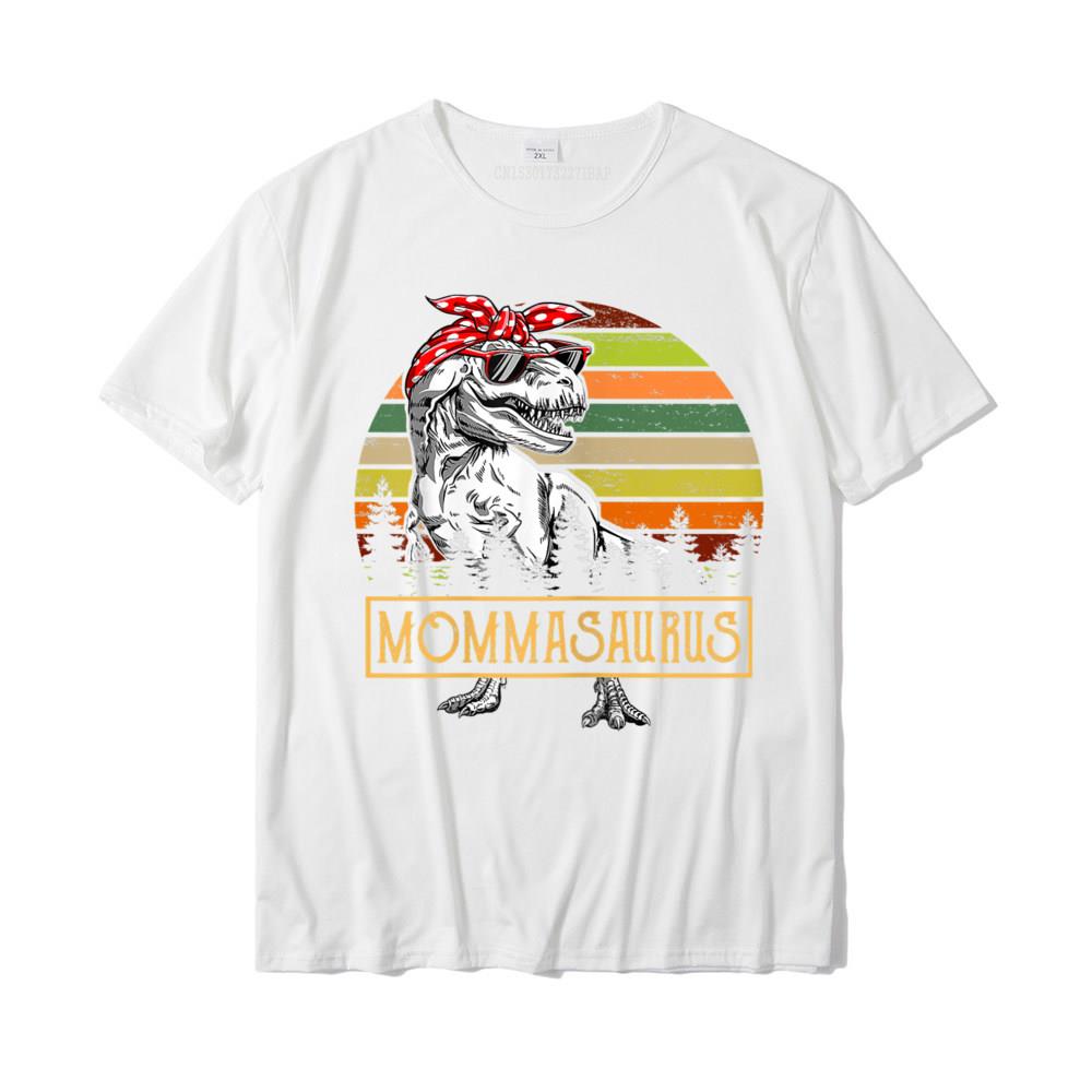 Womens Mommasaurus Dinosaur Tshirt Rex Mother Day For Mom T-Shirt Casual Tops T Shirt for Unisex Hip Hop Cotton T Shirts Custom
