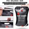 Portable Solar Shower Bag Camping Outdoor Travel PVC Water Heater With Head