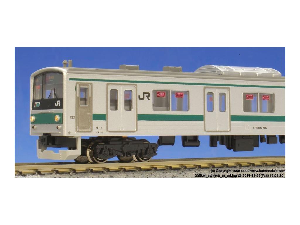 

KATO N gauge серия 205 линия Сайкё базовый набор модель поезда 6 вагонов 10-406