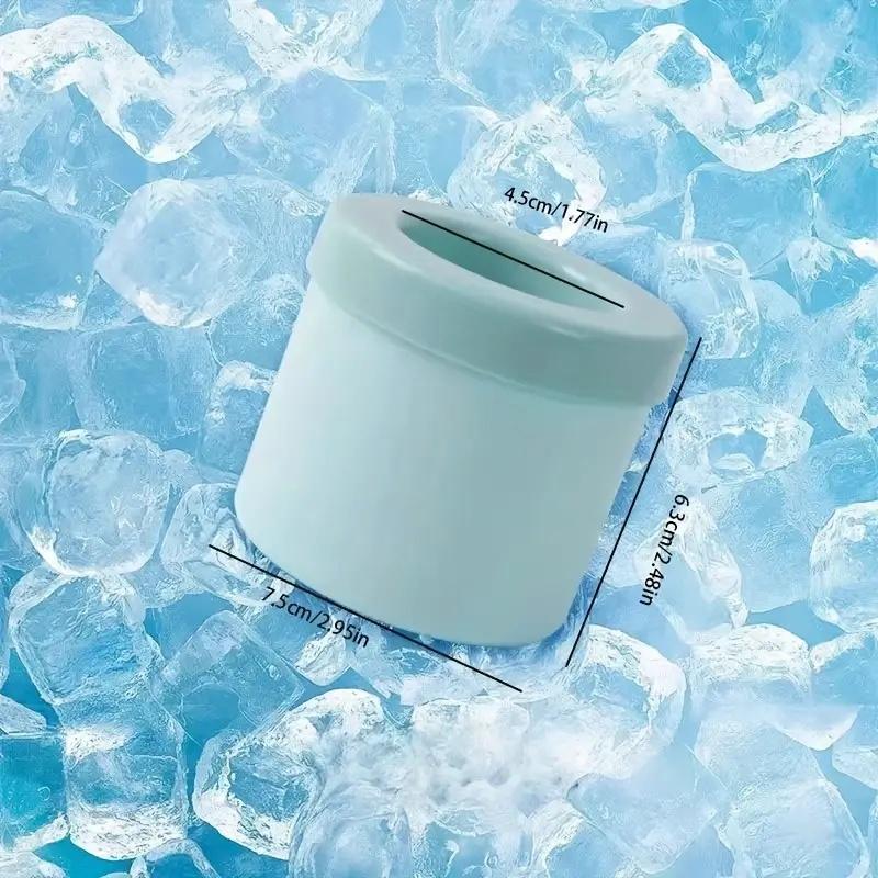 Awaoko Silicone Cylindrical Ice Cube Maker Food-Grade Perfect for Bars Clubs Restaurants Home for Kitchen Ice Maker for Home Use