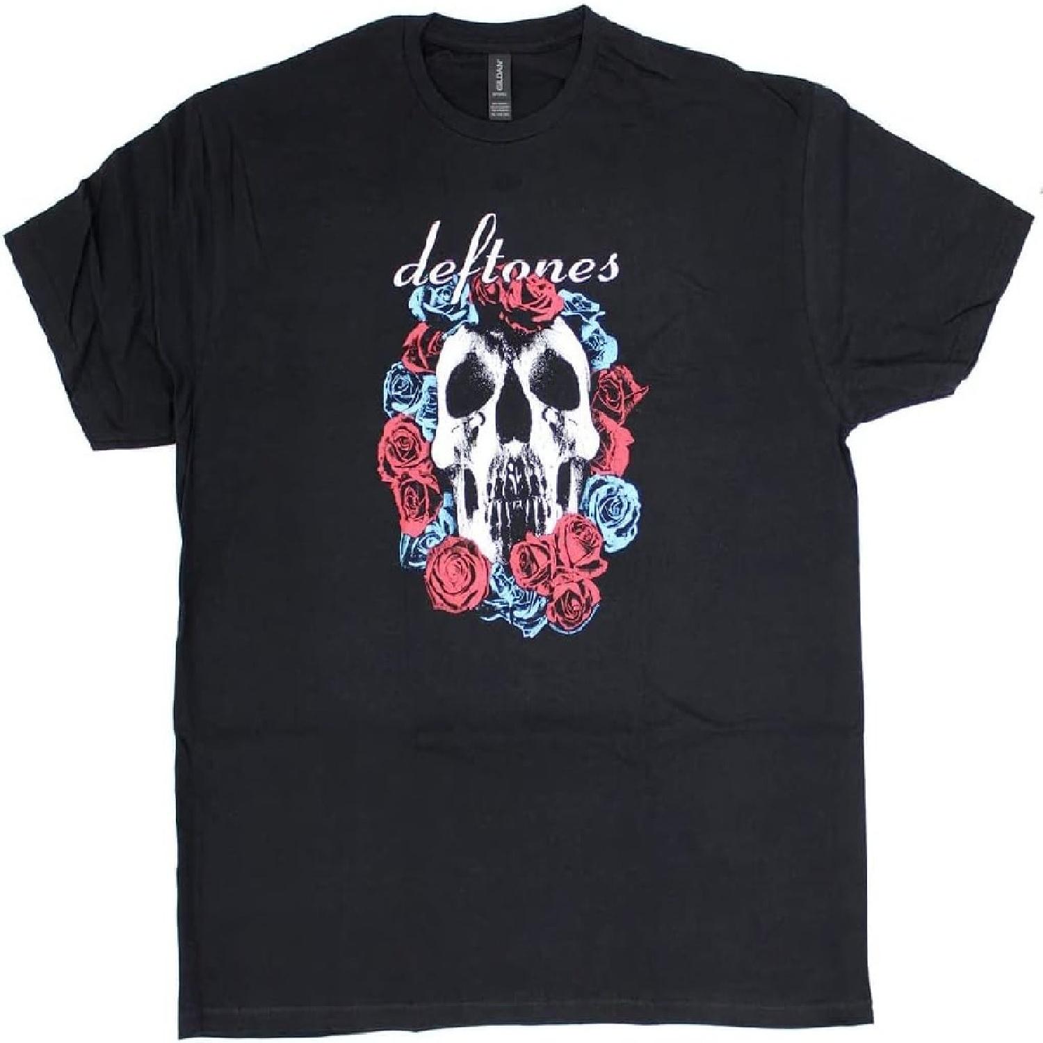 

Deftones Men s Skull T-Shirt Officially Licensed Merchandise XXXXXL чорний