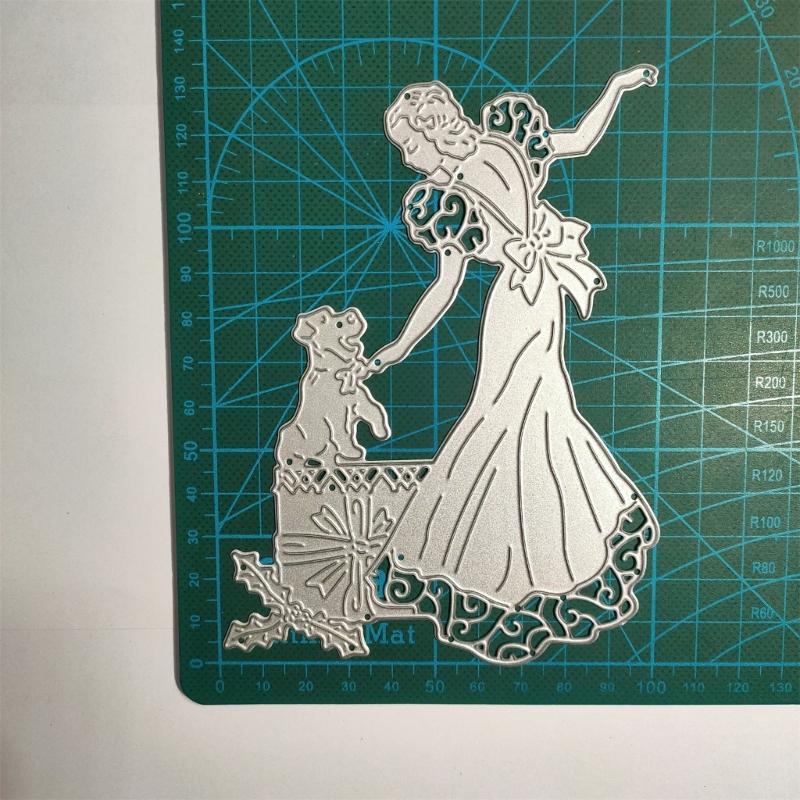 Dancing Girl Metal Cutting Dies Scrapbooking Stencils Die Cuts Card Embossing DIY Album Photo Template Molds Decorations