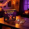 Kit Artigianale di Halloween Calendario dell'Avvento Pittura con Strass Gnomo 31 Giorni, Kit Artigianato Fai-da-te per Bomboniere Festa, Ornamenti Artistici Fatti a Mano con Strumenti per Perline