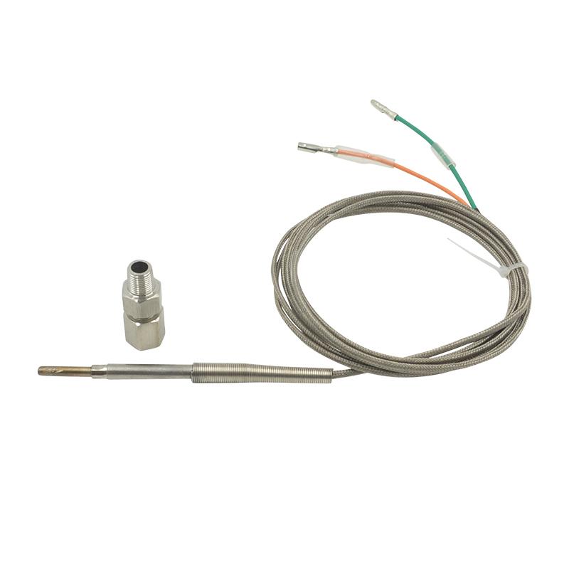 Dragon gauge Exhaust gas CarTemp sensor 2m EGT K Type Thermocouple Probe Temperature Sensors Threads Temp Sensor Gauge