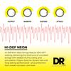 DR Strings DR Neon Series 5-String Bass Strings NMCB5-45 .045-.125