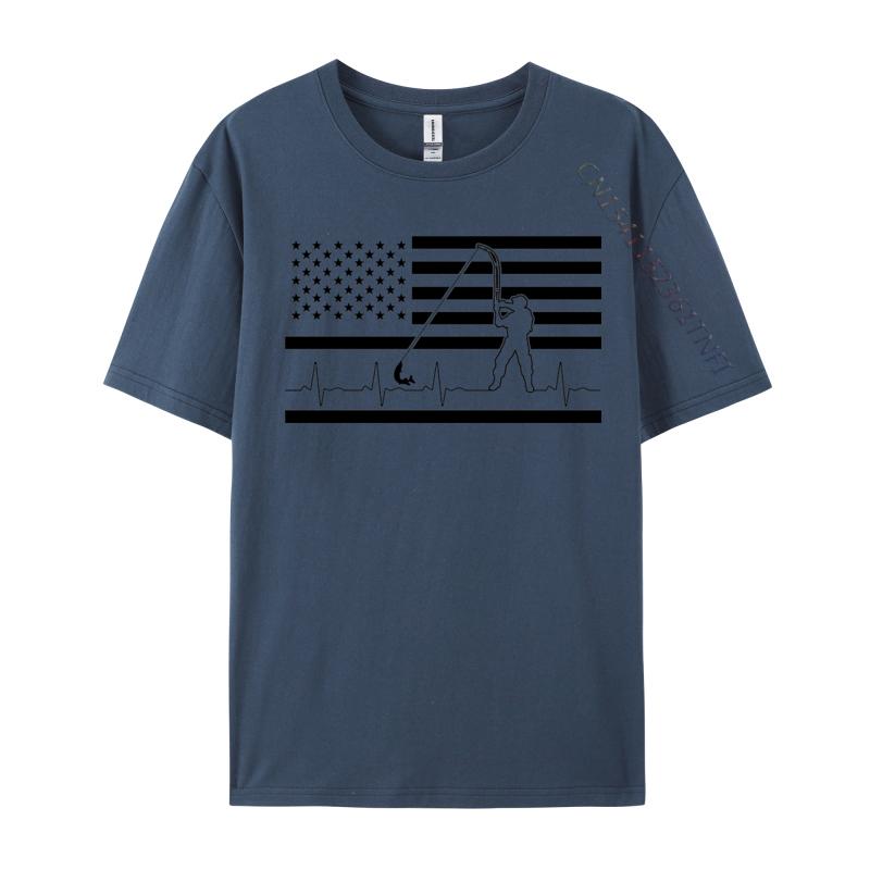 2024 Student Tees Heartbeat Flag Tshirt 100 Cotton Short Sleeve T Shirt O Neck Graphic Tee Shirt