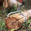 Logging Tongs 2 Claw Skidding Tongs Log Grapple For Logging Lifting Handling Dragging & Carrying Tool Heavy Duty Timber Claw Non