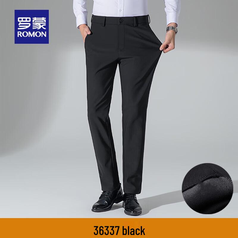 

ROMON Men s Straight Leg Business Casual Pants 34