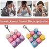 9 Keys Keyboard Key Plaything Cat Paws Finger Button Stress Ease Toys Mechanical Keyboard Keycaps Keychain Workspace Relaxation Calm