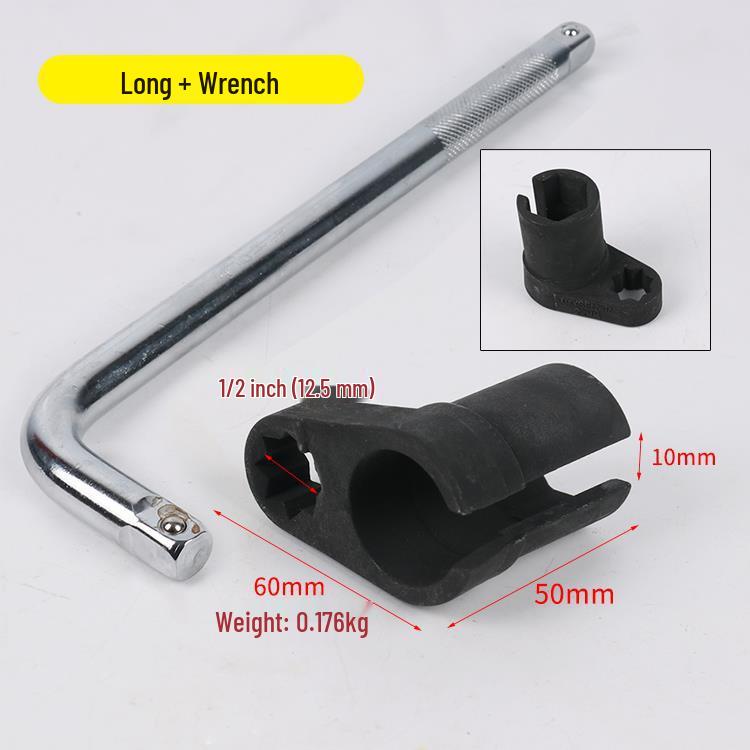 22mm Lambdasonden-Entfernungswerkzeug für Auto - Steckschlüssel für vordere und hintere Sensoren