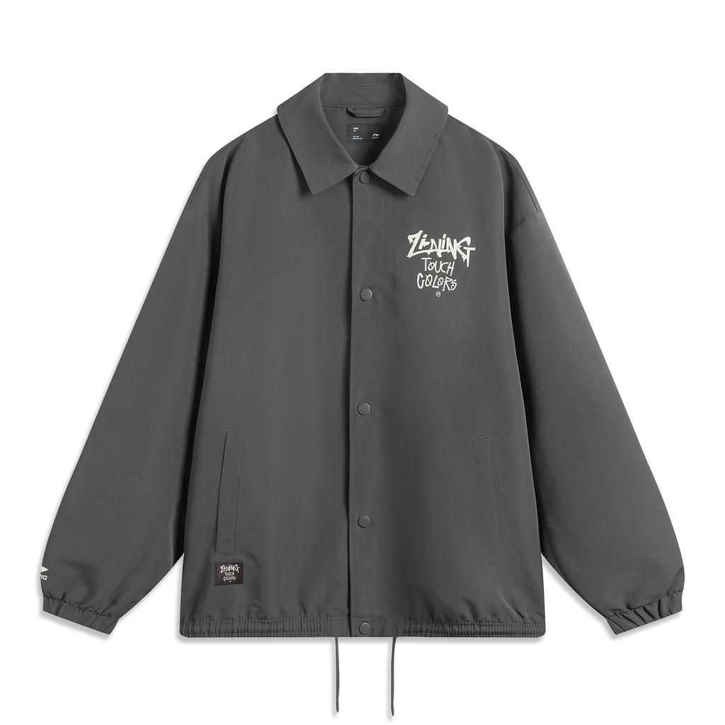 Li Ning Sport Lifestyle Serie Lässige Bequeme Vielseitige Jacke Unisex Jacken Graphitgrau AJDV085-6