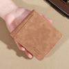 Pu Men's Short Wallet Retro Business Card Holder Fashion Male Coin Purse  Outdoor